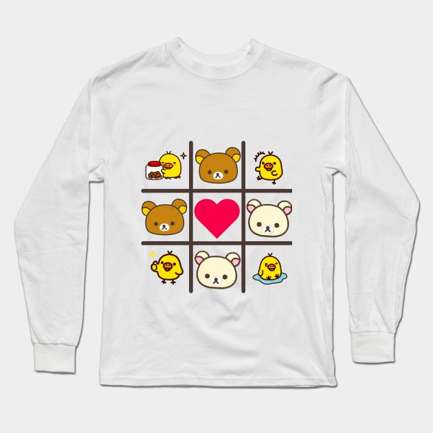 Rilakkuma and friends Long Sleeve T-Shirt by cutie_eyes